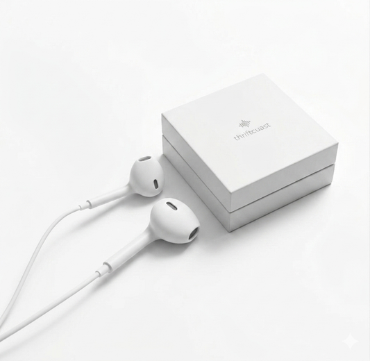 APPLE WHITE WIRED HEADPHONES